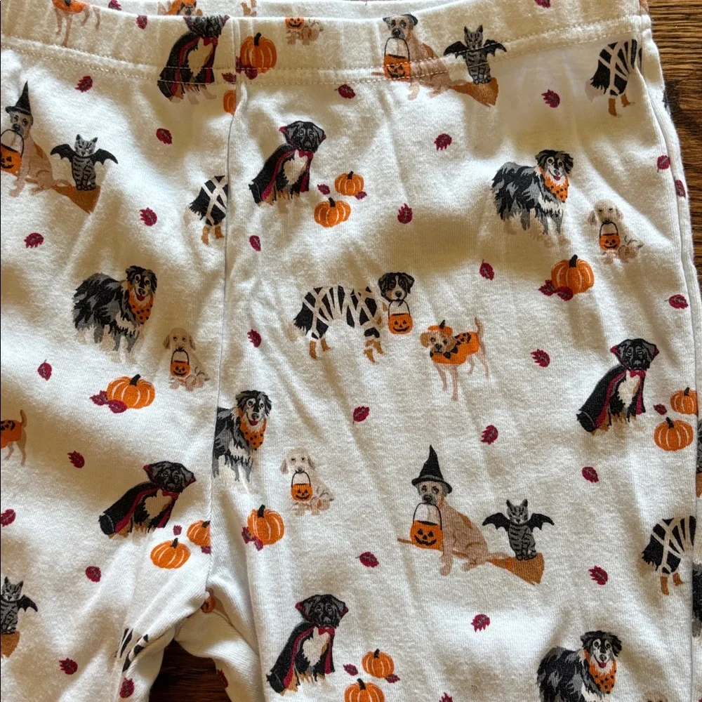 Lands End Halloween Dogs Kids Pajama Bottom, Size 14